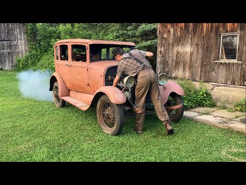 Видео: 1929 Ford впервые за 40 лет: модель A Town Sedan