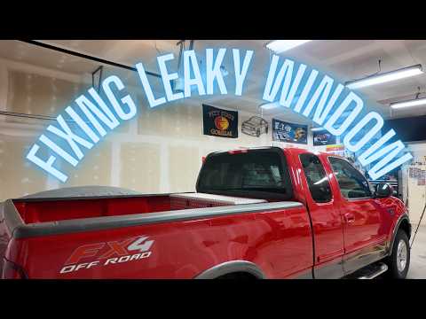 Видео: Протекающее заднее стекло F-150 — ремонт