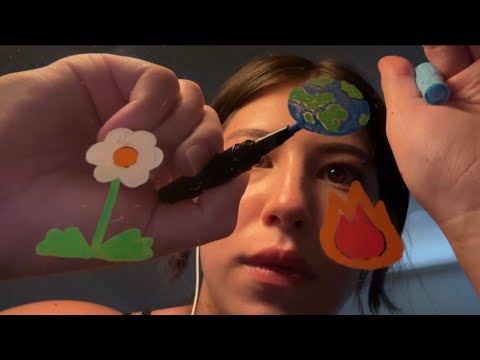 Видео: перфекционистские каракули на твоём лице (АСМР)