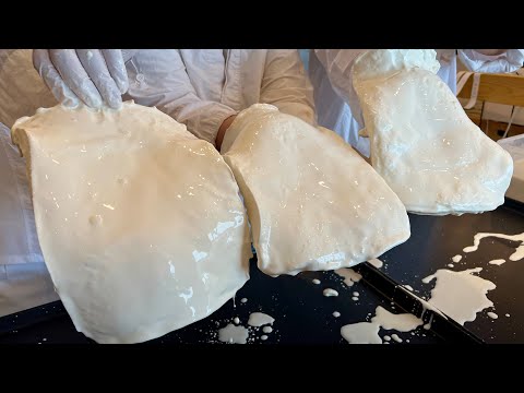 Видео: Распродано за 10 минут! Популярный корейский молочный десерт каймак, первый в мире шоколадный каймак