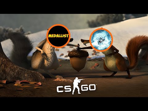 Видео: МАНЬЯК ХОЧЕТ ЗАБРАТЬ ОРЕХ В CS:GO!КВАНТУМ УГАРАЕТ НАД МЕДАЛИСТОМ!
