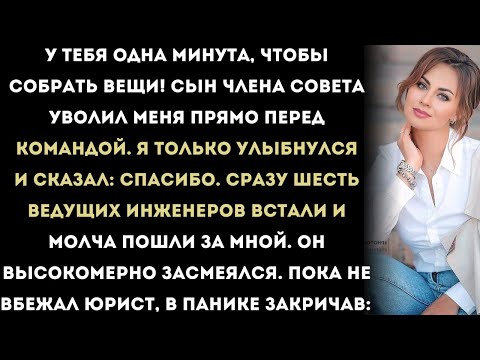Видео: «Новый начальник уволил меня — и вся моя команда специалистов ушла вместе со мной. Мы смотрели, как