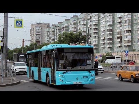 Видео: Автобус 11 | ЛиАЗ-5292.65 | борт 7438 | Санкт-Петербург