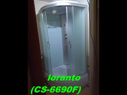 Видео: Установка душевой кабины  \ loranto CS 6690F \