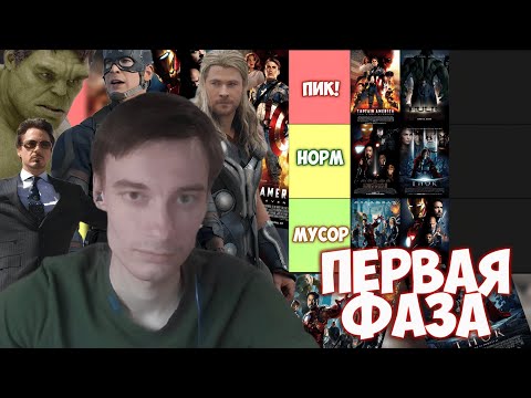 Видео: CEHR МАКСИМАЛЬНО ПОДРОБНО СОСТАВЛЯЕТ ТИР ЛИСТ ВСЕХ ФИЛЬМОВ 1 ФАЗЫ МАРВЕЛ!
