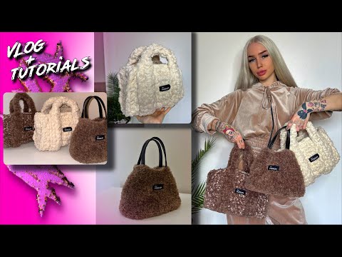 Видео: Вяжу стильные сумки крючком | MINI TOTE BAG CROCHET