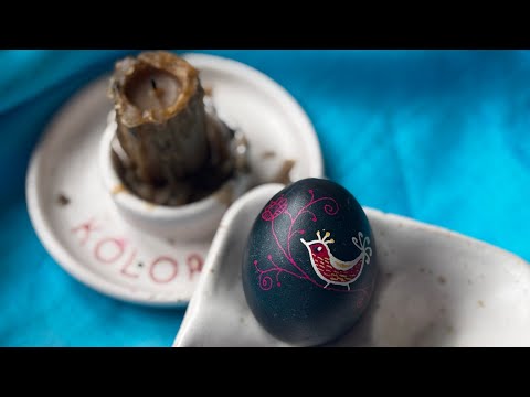Видео: Писанка з пташкою / майстер-клас з писанкарства для дітей і початківців