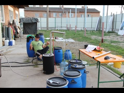 Видео: Первый самогон (дистиллят) из дыни "Эфиопка", на самогонном аппарате "Спецназ". Часть 2.