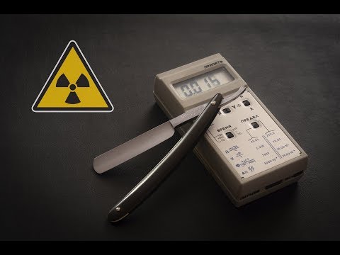 Видео: Опасная бритва "Radiumite"☢, The Radiumite Co | Обзор