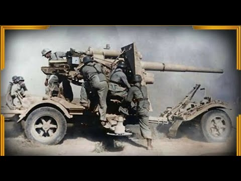 Видео: Немецкие 8,8 см зенитные орудия
