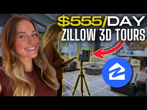 Видео: Как заработать 555 долларов в день, снимая 3D-туры Zillow (фотосъемка недвижимости)
