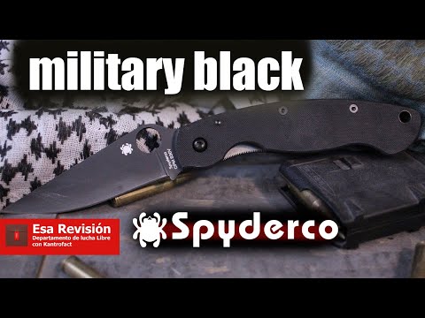 Видео: Spyderco Military C36GPBK - ОБЗОР