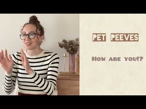 Видео: Разминка на уроках английского языка. Pet peeves mentor edition. Part 1