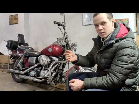 Видео: Harley Davidson Dyna Wide Glide 2001, отзыв после 25000 км эксплуатации