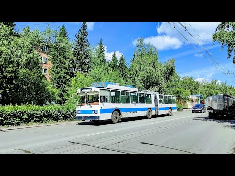 Видео: Троллейбус, маршрут №1 ЗиУ-683 КВР БТРМ б.4008 (31.05.2025) Барнаул