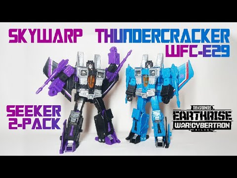 Видео: Обзор на TRANSFORMERS EARTHRISE - Skywarp/Thundercracker (WFC-E29)