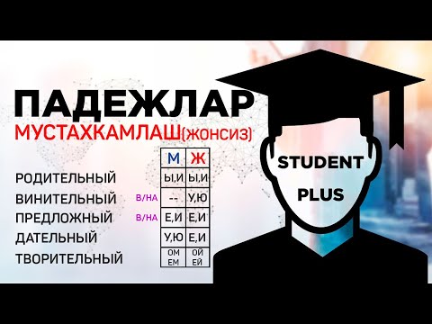 Видео: Барча русча кушимчалар! Творительный падеж! 12-dars