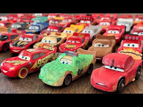 Видео: Молния Маквин 2025! Новые эксклюзивные машинки Тачки + гонка на треке. McQueen Cars toys