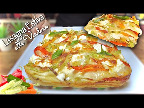 Видео: ЛЕТНЯЯ ЛАЗАНЬЯ С ОВОЩАМИ 🌈 🌶 🥒🫑 свежее и красочное