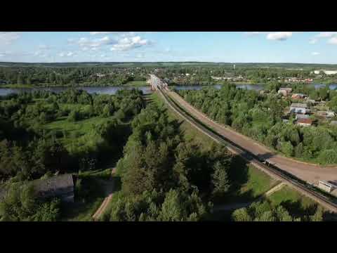 Видео: г. Луза с высоты птичьего полета
