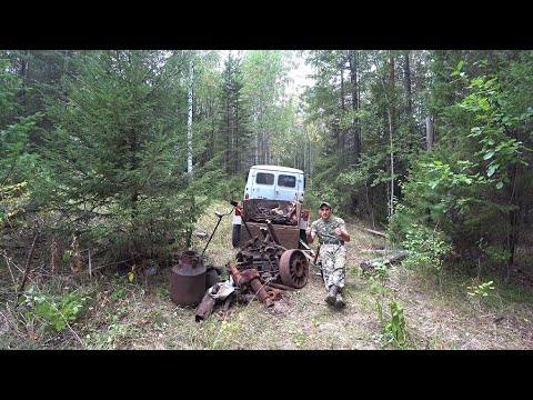 Видео: ЭТО ТОЧНО ЖЕЛЕЗНЫЙ ЛЕС! НАШЁЛ ТРАКТОРНУЮ СТОЯНКУ, С ОБАЛДЕННЫМ  МЕТАЛЛОМ! СНОВА ПОЛНЫЙ ПРИЦЕП!!!