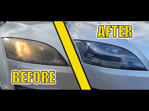 Видео: Восстановление фар Audi TT MK2