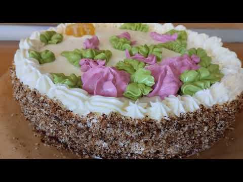 Видео: Это было в мае! Испекла очень вкусный торт. С днём рождения меня!