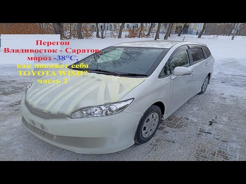 Видео: Перегон TOYOTA Wish январь 2025 Ч2