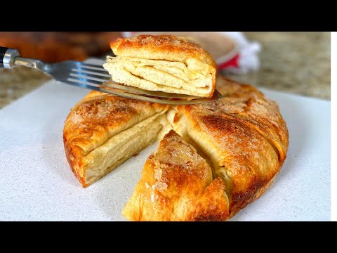 Видео: Рецепт выпечки вкуснее французского сахарного пирога. Выпечка к чаю без яиц и миксера. Kouign-Amann