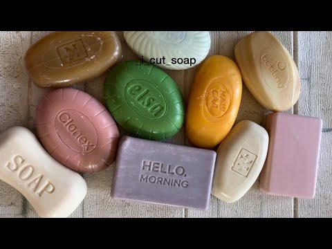 Видео: ASMR cutting dry soap/soap carving/relax video/резка сухого мыла