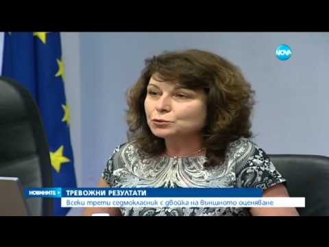 Видео: Масово двойки на външното оценяване по математика - Новините на Нова (03.06.2015)