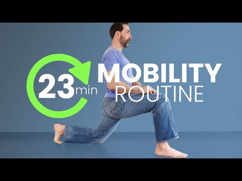 Видео: Ежедневная программа упражнений на мобильность суставов всего тела (23 минуты, повторяйте дома)