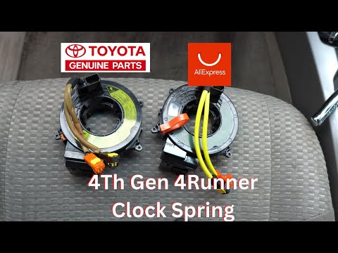 Видео: 4-е поколение 4Runner Clock Spring Установка SRS Light Подсветка подушки безопасности