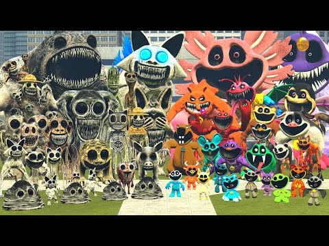 Видео: ЗООНОМАЛИ ПРОТИВ ЗАБЫТЫЕ УЛЫБАЮЩИЕСЯ ЗВЕРИ ПОППИ ПЛЕЙТАЙМ 3 В БОЛЬШОМ ГОРОДЕ БИТВА В Garry's Mod