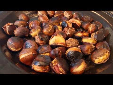 Видео: Как жарить каштаны в домашних условиях! Это очень вкусно!!! Турецкиерецепты (повтор)