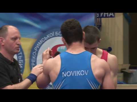 Видео: Фінал ЧУ U-23 Шкляренко - Новіков (87 кг)