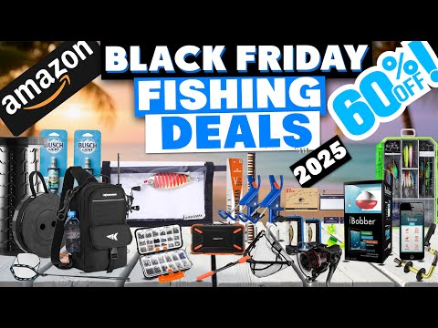 Видео: Мегаскидка 60%! 20 сумасшедших предложений Amazon для рыбалки в Чёрную пятницу 2025 года