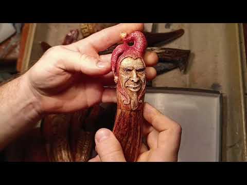 Видео: Резные рукояти №19 "33 новых рукоятей".