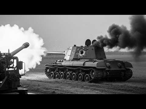 Видео: Немецкие Экипажи Танков Панцер Стреляли в КВ-1 с Близкого Расстояния — Снаряды Просто Отскакивали.