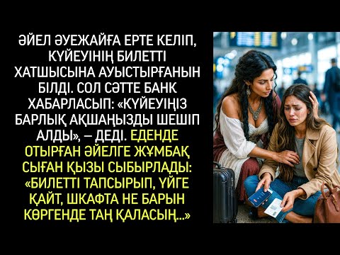 Видео: Әуежайға үш сағат ерте келген әйел күйеуінің оның билетін ауыстырып қойғанын кездейсоқ білді…