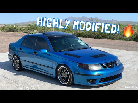 Видео: Обзор Saab 9-5 мощностью 550 л.с. с большим турбонаддувом!