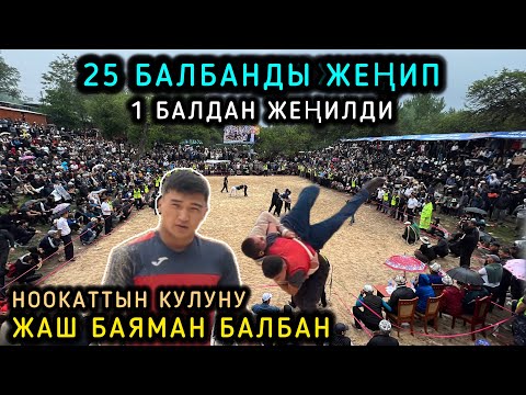 Видео: ДҮЙНӨГӨ РЕКОРД КОЙДУ / БААРЫНЫ ТАҢ КАЛТЫРДЫ БАЯМАН БАЛБАН / 9-Май 2025 Жыл @Aalamkabar97