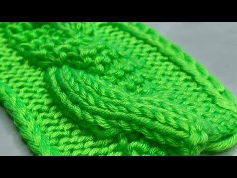 Видео: СМЕШАНЫЙ ЖГУТ 😍 Красивая объёмная коса спицами