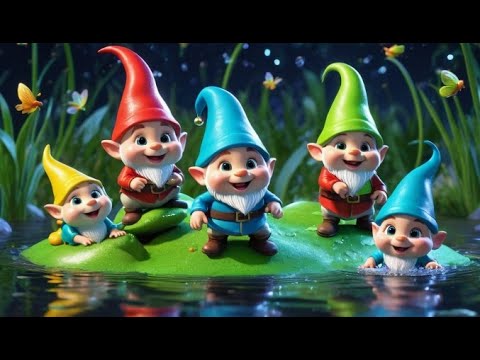 Видео: Смеющиеся садовые гномы | Лучшие детские стишки и песенки