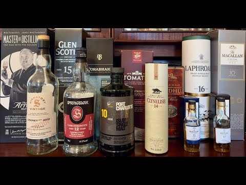 Видео: SCOTCH WHISKY. ПУСТЫЕ БУТЫЛКИ из под WHISKY. Часть 6. Дегустация Macallan 10 Y.O. & 12 Y.O. 40% ABV.