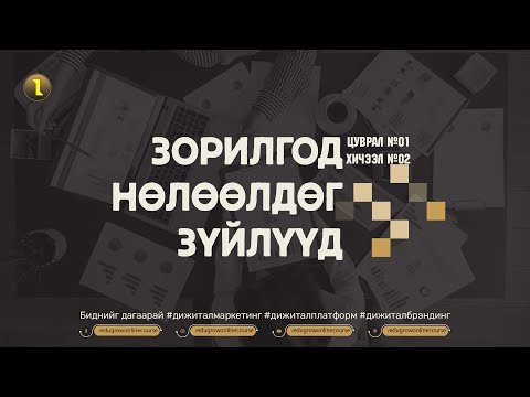 Видео: Хичээл №02 Зорилгод нөлөөлдөг зүйлүүд /АЖЛЫН БҮТЭЭМЖЭЭ ДЭЭШЛҮҮЛЭХ/