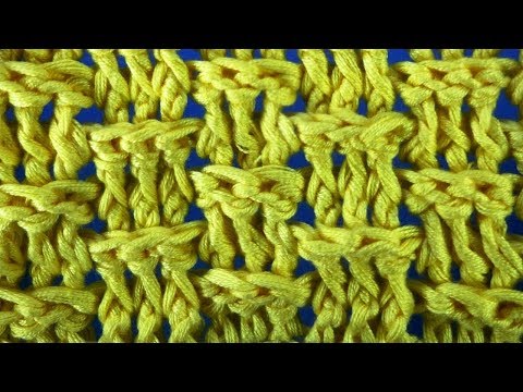 Видео: ПРОСТО! Шахматный узор крючком   узор вязания 104