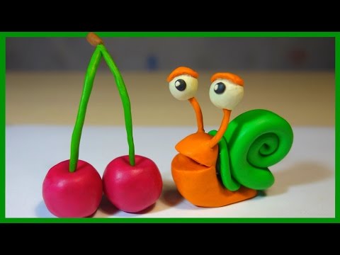 Видео: Лепим УЛИТКУ из пластилина. Snail in plasticine. Play Doh (Stop Motion).