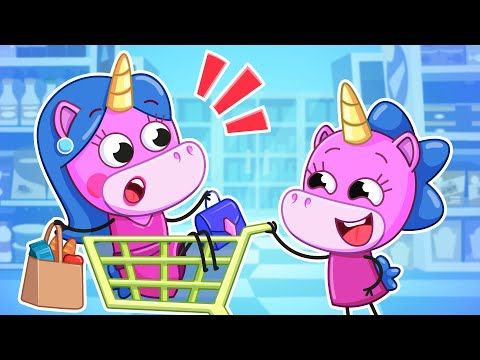 Видео: Хочу Быть Взрослой! | Малышка в Супермаркете🏪🛒 | Крошка Мими🦄
