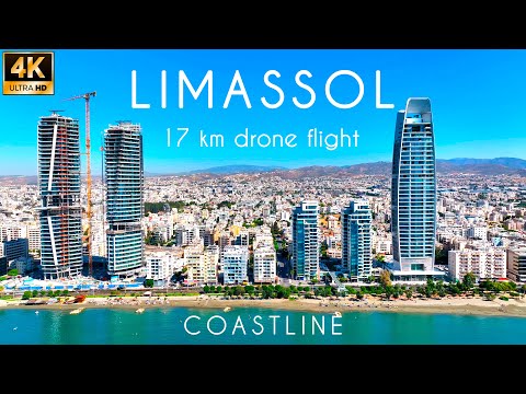 Видео: Limassol Нotels and Beaches. Check any place in 1 minute. Cyprus